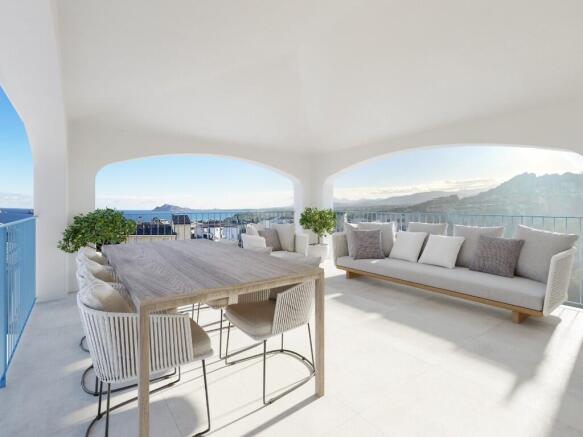 Sea view terrace