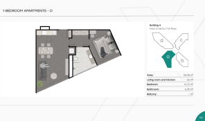 1Bed Floor Plan
