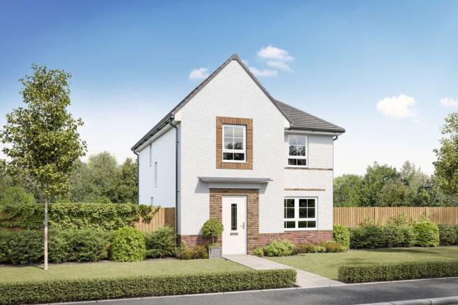 Exterior CGI view of our 4 bed Kinglsey home