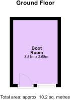 Floorplan Bootroom