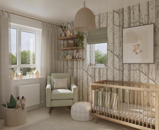 Bedroom 3-Nursery 