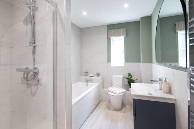 Show home bathroom