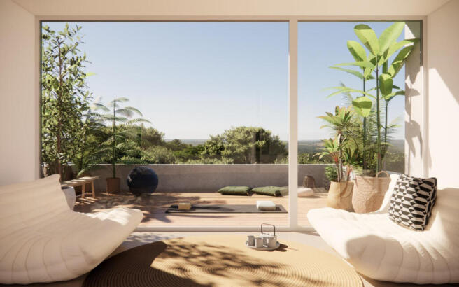 Studio on second floor