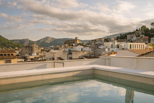 View from the rooftop pool terrace