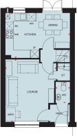 Archford ground floor plan at Barum Knoll