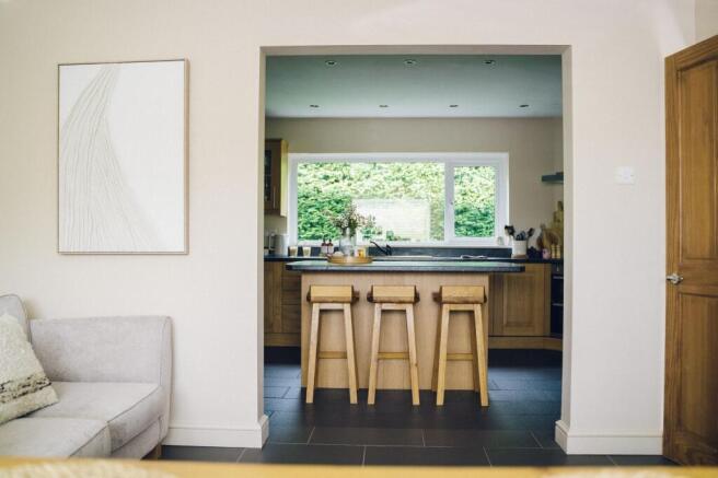 Cegin ac Ystafell Fwyta / Open Plan Kitchen Diner