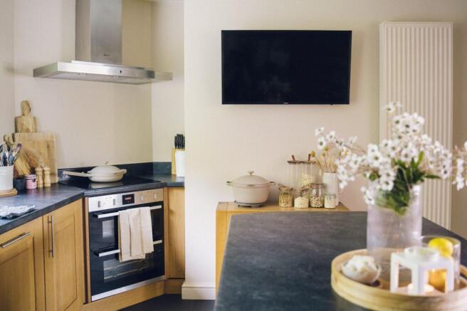 Cegin ac Ystafell Fwyta / Open Plan Kitchen Diner