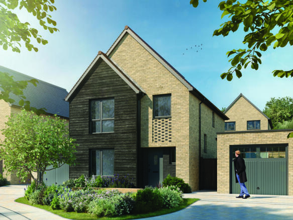 External CGI of the 4 bedroom detached Sykes home at The Lakes with detached garage