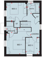 Bentham 3 bedroom home first floor