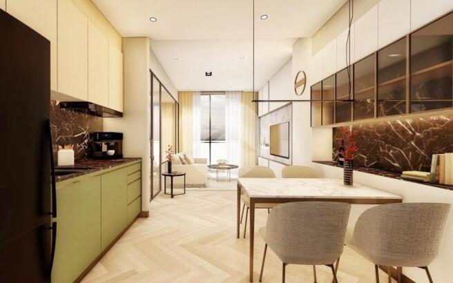 37th Floor-1 Bedroom Condo Type B5 Resale - Time Square 306, BKK1, Phnom Penh