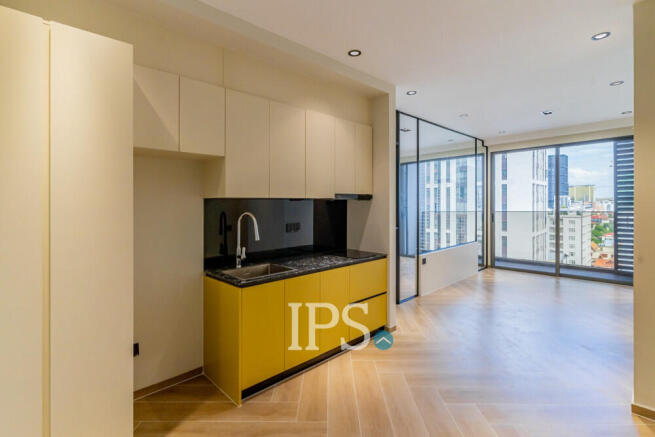 35th Floor 1 Bedroom Condo For Sale - Time Square 306, BKK1, Phnom Penh