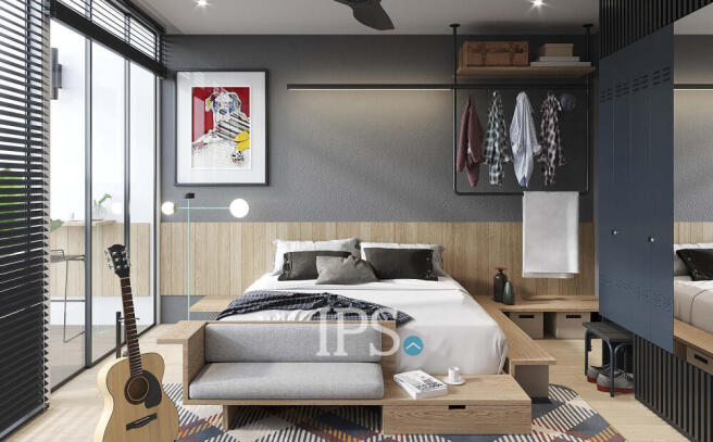 1 Bedroom Condo For Sale Type A-Odom Living, Tonle Bassac, Phnom Penh