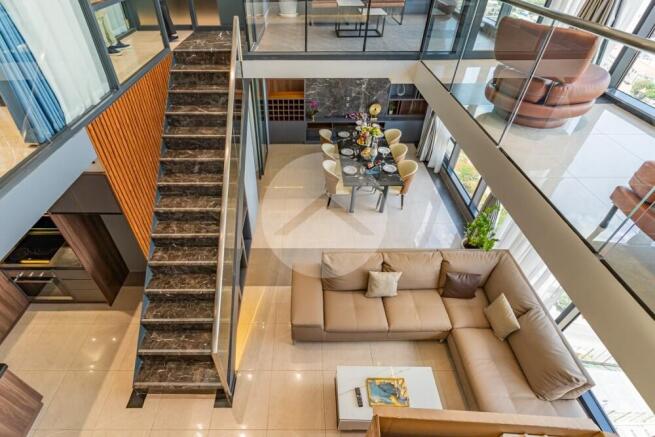30th Floor Duplex 3 Bedroom For Sale - The Penthouse, Tonle Bassac, Phnom Penh