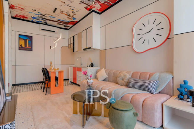 1 Bedroom Condo For Sale - Type DEFGHI Time Square 8 Condominium - Near Russian Market, Phnom Penh