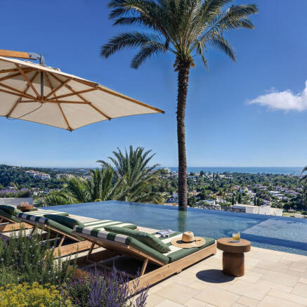 Swimming pools and views