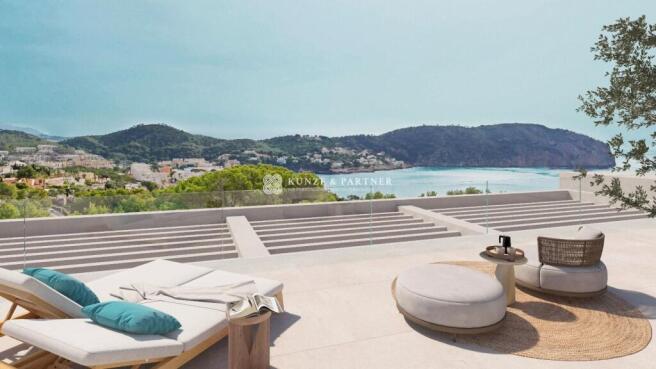 Dachterrasse mit herrlichem Ausblick