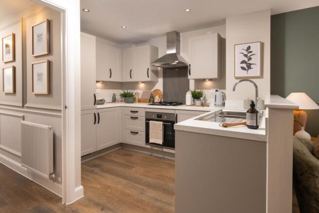 BAR NN Towcester Grange Oakley Show Home kitchen