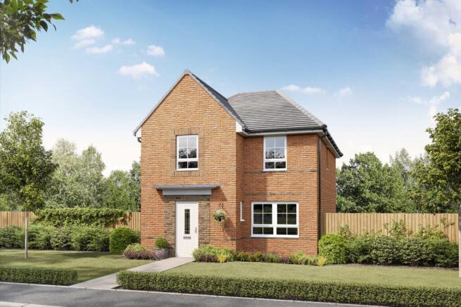 Exterior CGI view of our 4 bed Kingsley home