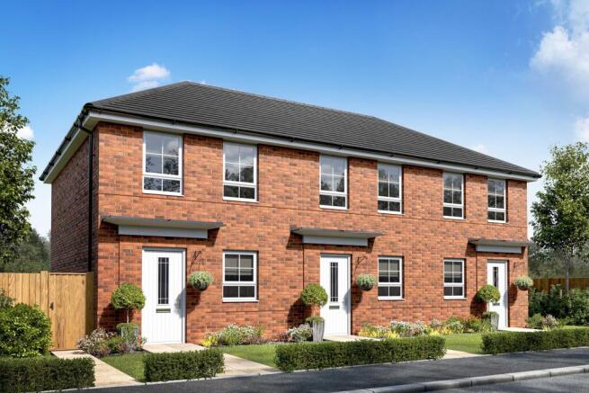 Exterior CGI view of our 2 bed Denford home