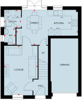 Ground floor of the 3 bedroom Abbeydale