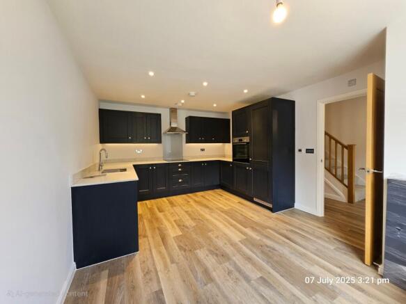 Modern, stylish kitchen - dining area