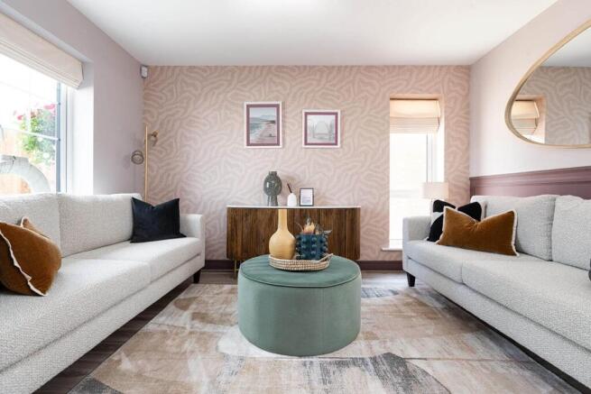 A bright and open lounge is the perfect space for the family to unwind together