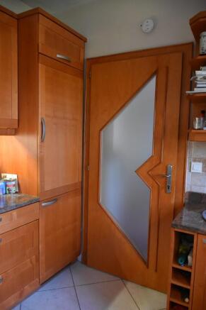 Kitchen hall door