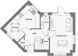 Dandara - Hawthorn Grove - The Wheller, Home 28 floorplan