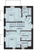 Hertford second floor plan