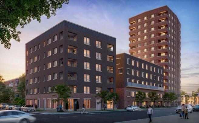 Block Exterior CGI
