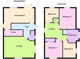 4 Caldbeck Close, Peterborough - all floors (1).JP