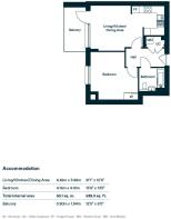 Typical 1-bed layout