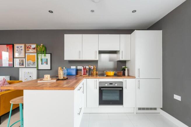 Plenty of storage cupboards and energy efficient appliances