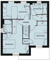 First floor floorplan for the Hoveton