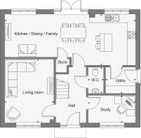 Dandara - Meadow View - The Chartwell, Home 169 floorplan
