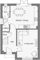 Dandara - Meadow View - The Frogmore, Home 214 floorplan