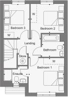 Dandara - Meadow View - The Frogmore, Home 214 floorplan
