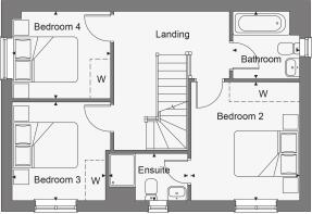 Dandara - Meadow View - The Lydford, Home 152 floorplan