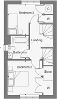 Dandara - Meadow View - The Parham, Home 40 floorplan