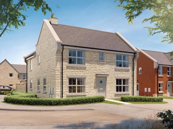 CGI of 4 bedroom Bittern home