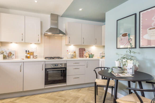 internal shot of the kitchen in the portmore