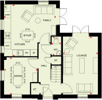 ground floor plan of the alderney at highgrove