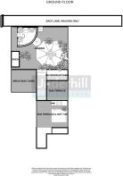 Terraced garden for illustration only