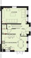 Ground floor plan of our 4 bed Hesketh home