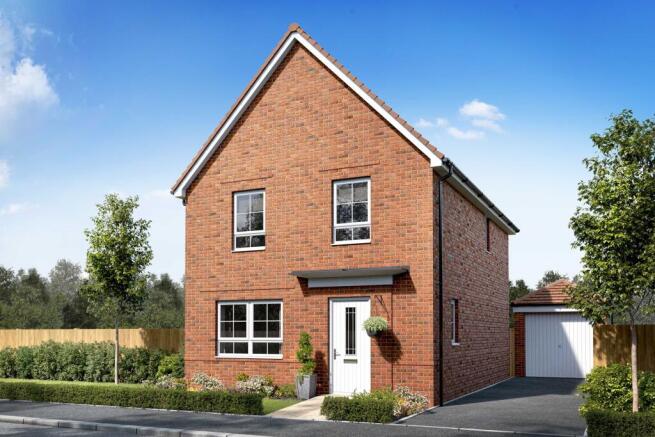 Exterior CGI view of our 4 bed Chester home
