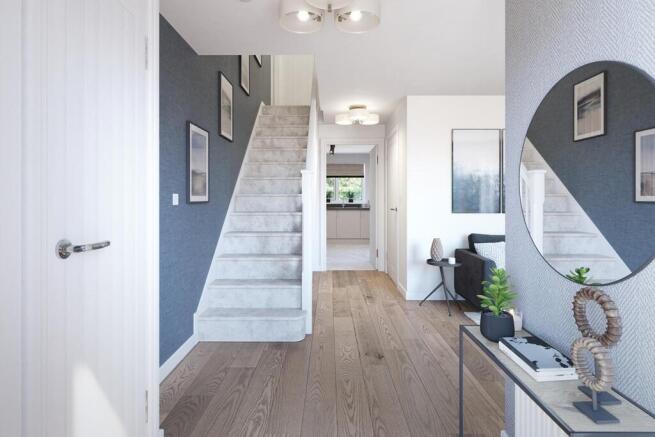 The Eynesford has a spacious entrance hallway