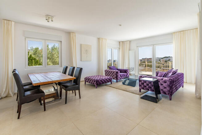 Living and dining area