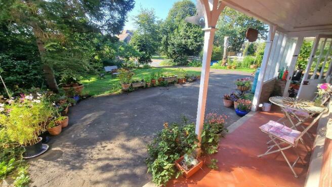 Veranda and Front Garden