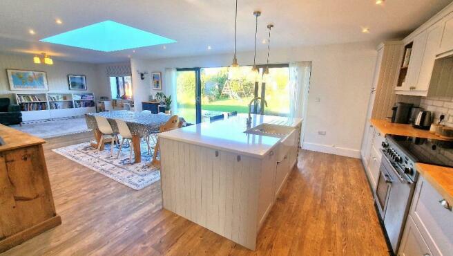 Open Plan Kitchen, Dining Area + Snug