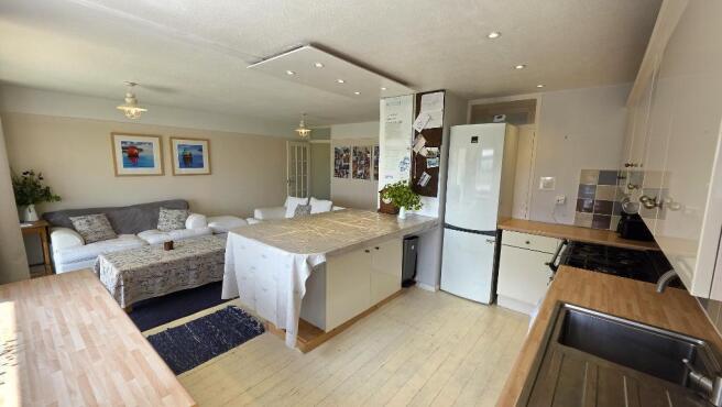 Open Plan Kitchen and Sitting Room
